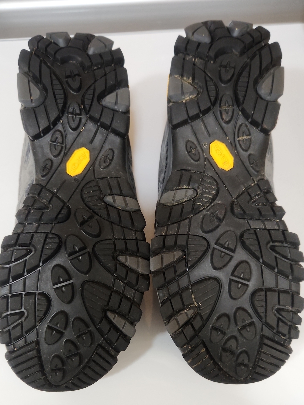 Merrell Moab 3 WP Waterproof Trail Hiking Shoes Granite Vibram Men's 12 - Picture 7 of 13
